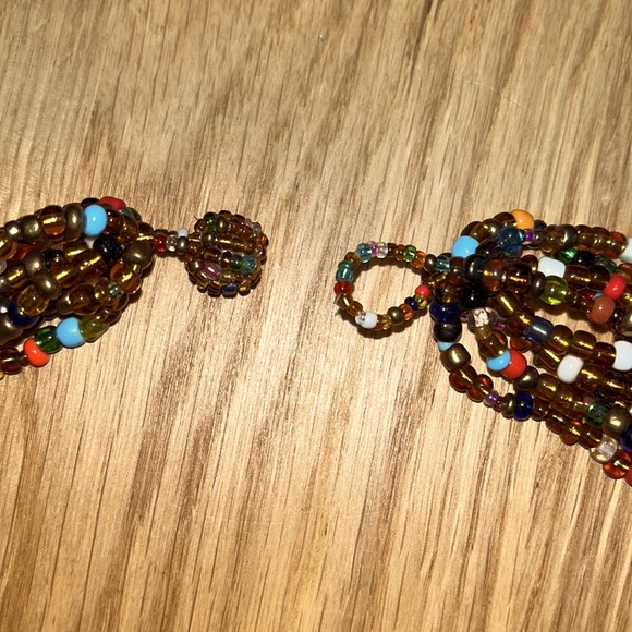 10 Strand Multicolored Necklace - Picture 2 of 5